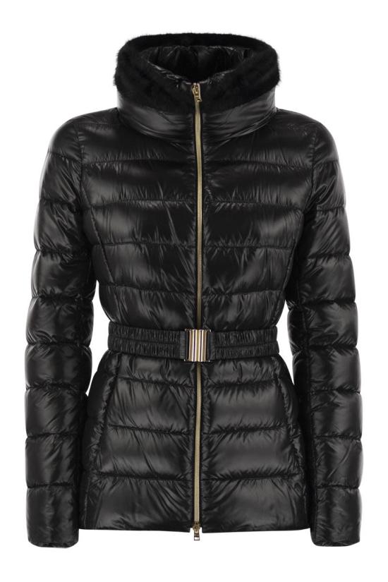 25FW 에르노 클라우디아 쇼트 다운 자켓 PI0485DICM0512017Z 9300 BLACK