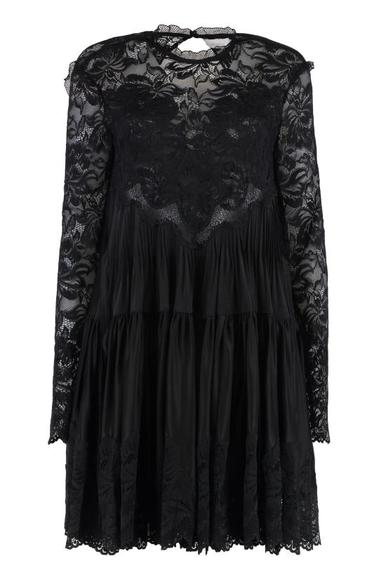 25FW 파코라반 미디 원피스 AJRO137VI0267P001 black
