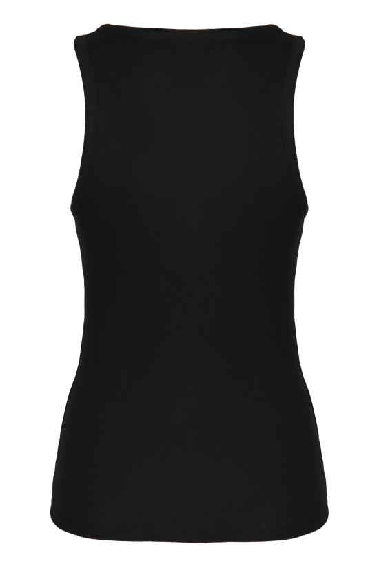  파코라반 민소매 티셔츠 FJTE165CO0530P001 black - PACO RABANNE