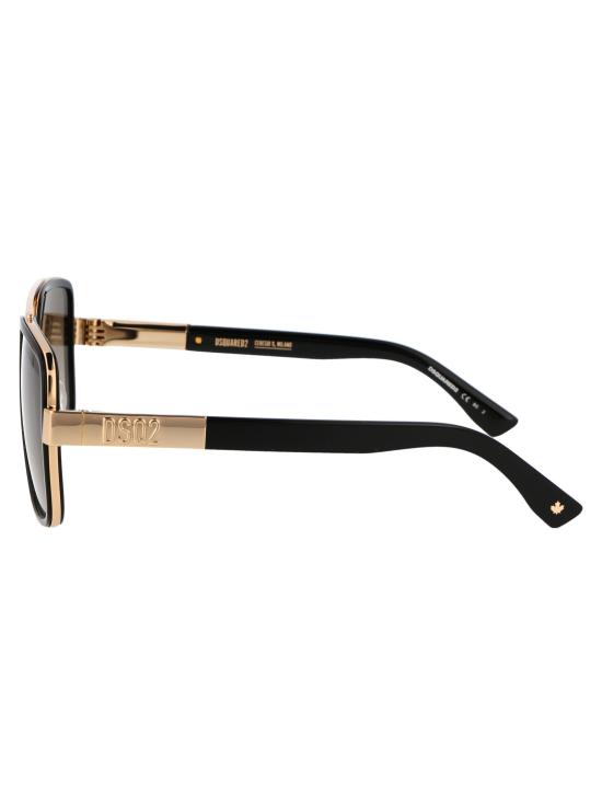  디스퀘어드2 선글라스 D2 0060S RHLHA GOLD BLACK - DSQUARED2