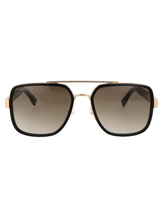  디스퀘어드2 선글라스 D2 0060S RHLHA GOLD BLACK