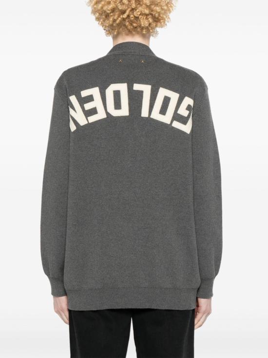 25FW 골든구스 가디건 GWP00950 P00066260304 GREY - GOLDEN GOOSE