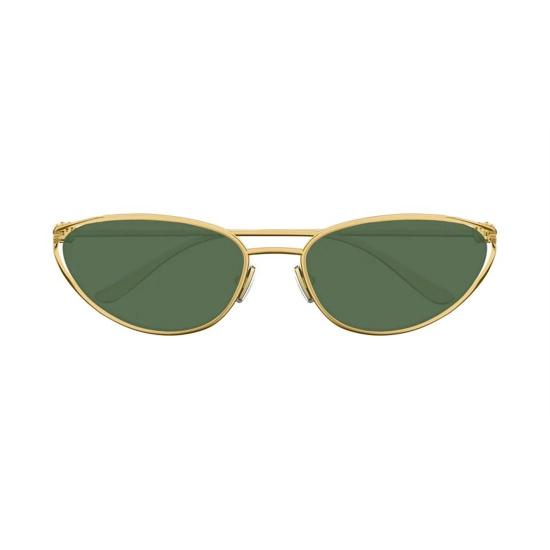  보테가베네타 선글라스 BV1330S 004 GOLD GREEN - BOTTEGA VENETA