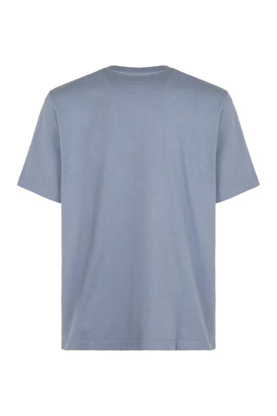 25SS 메종키츠네 반팔 티셔츠 OM00121KJ01180074 blue - MAISON KITSUNE