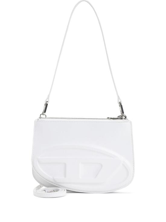 25FW 디젤 1DR 트윈-더블-파우치 프린티드 레더 숄더백 X10330PR818T1003 White