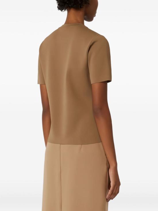 25FW 막스마라 반팔 티셔츠 21366068600004 BROWN - MAX MARA