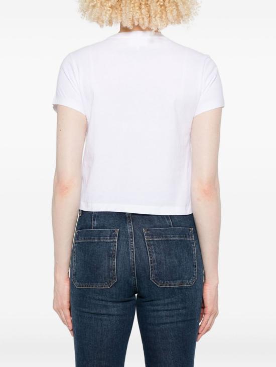 25FW 메종키츠네 레이디 폭스 베이비 티셔츠 PW00109KJ7026P100 WHITE - MAISON KITSUNE