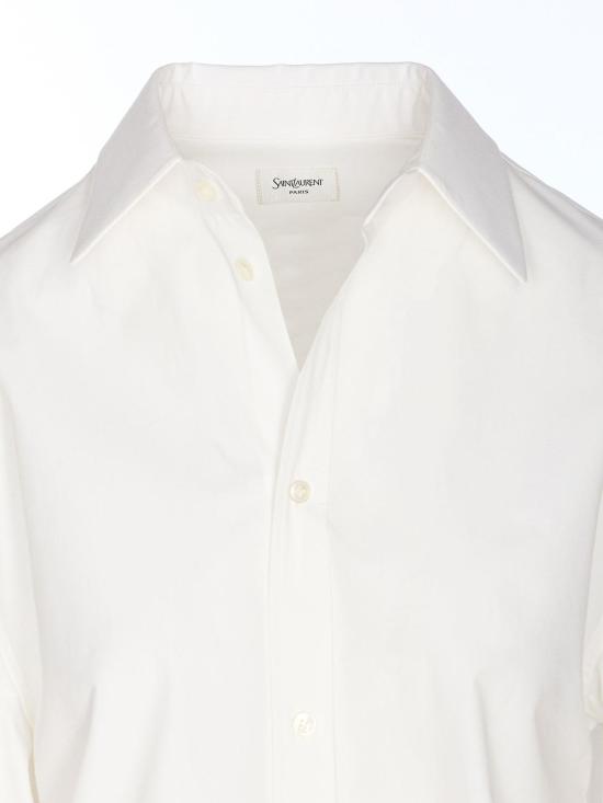 25SS 생로랑 블라우스 832339Y1J619601 White - SAINT LAURENT