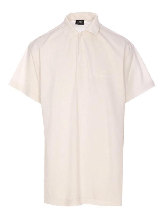  발렌시아가 폴로 티셔츠 813299TRVW49012 White
