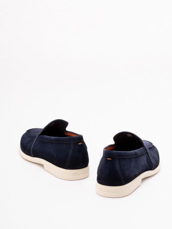 26SS 산토니 로퍼 MGAR18829TICSEAAU60 Blue - SANTONI