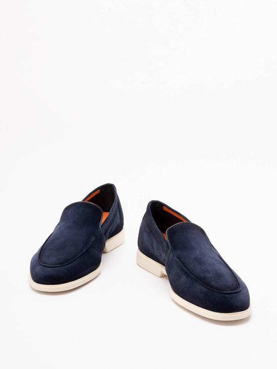 26SS 산토니 로퍼 MGAR18829TICSEAAU60 Blue - SANTONI
