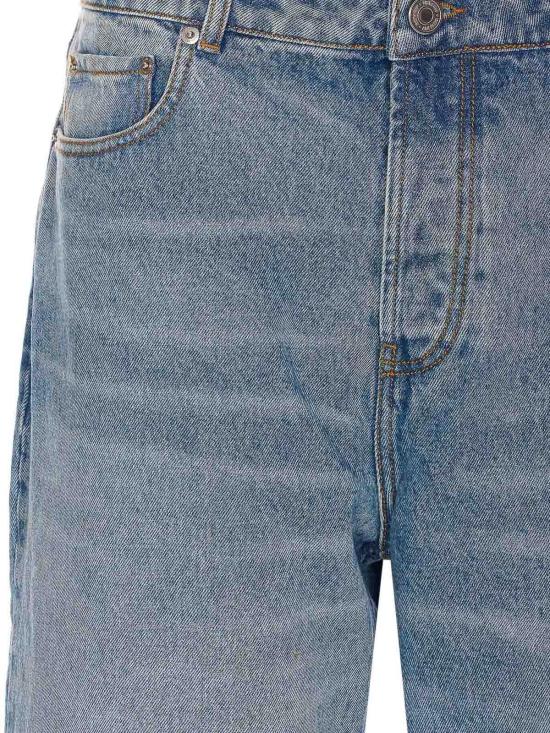  아미 스트레이트 팬츠 HTR450DE0046480 Blue - AMI