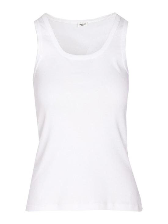  생로랑 민소매 티셔츠 824583YB2MH9000 White