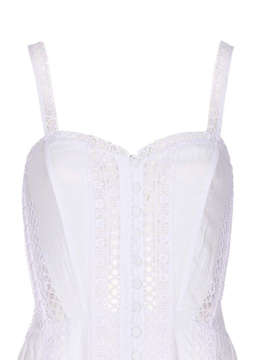 25SS 차로루이즈 미디 스커트 251620WHITE White - CHARORUIZ