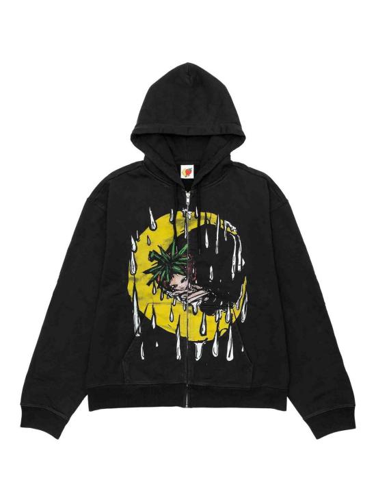 25SS 스카이하이팜 후드 티셔츠 SHF07T0421 Black