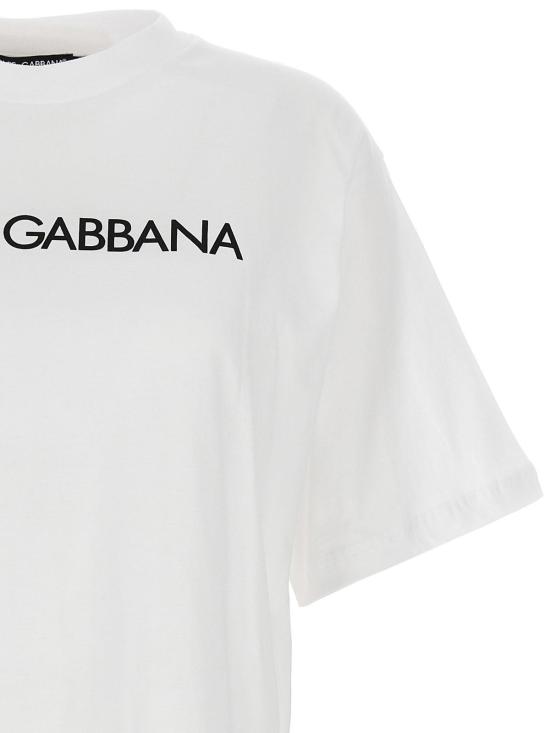 25SS 돌체앤가바나 반팔 티셔츠 F8U10TG7H4PW0800 White - DOLCE & GABBANA