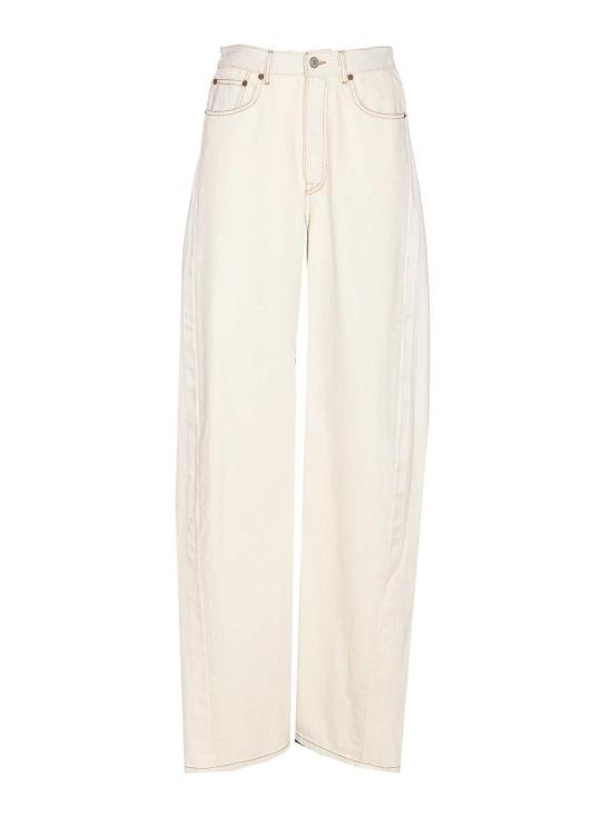 26SS MM6 메종마르지엘라 스트레이트 팬츠 S62LB0190M30018963 White