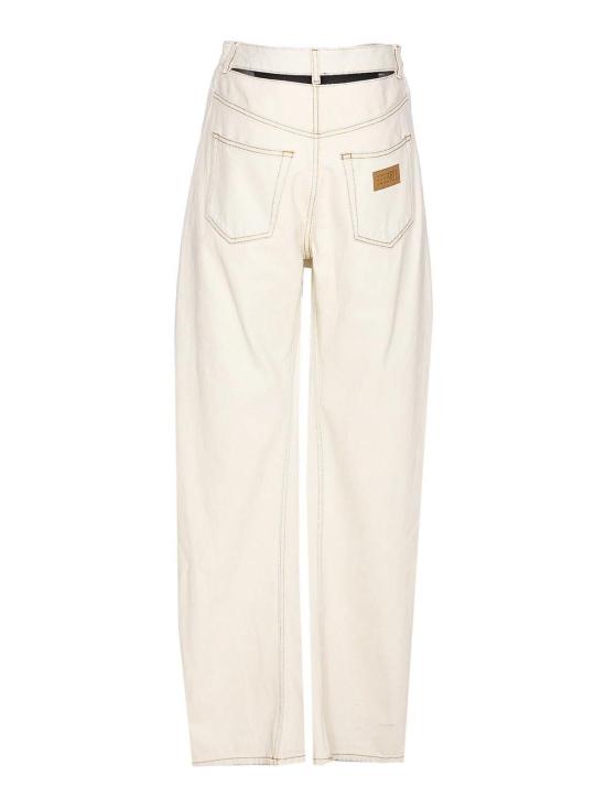 26SS MM6 메종마르지엘라 스트레이트 팬츠 S62LB0190M30018963 White - MM6 MAISON MARGIELA