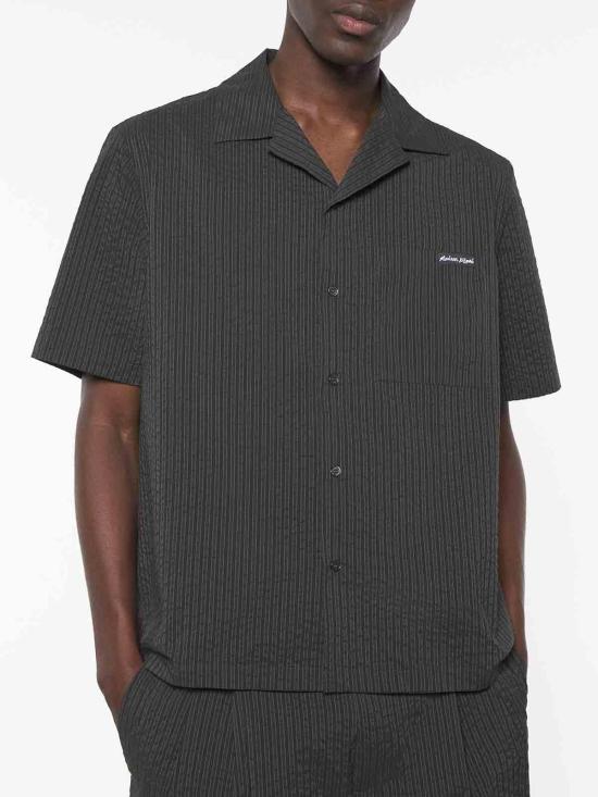 25SS 메종키츠네 반팔 셔츠 OM00421WC5032P391 Green - MAISON KITSUNE