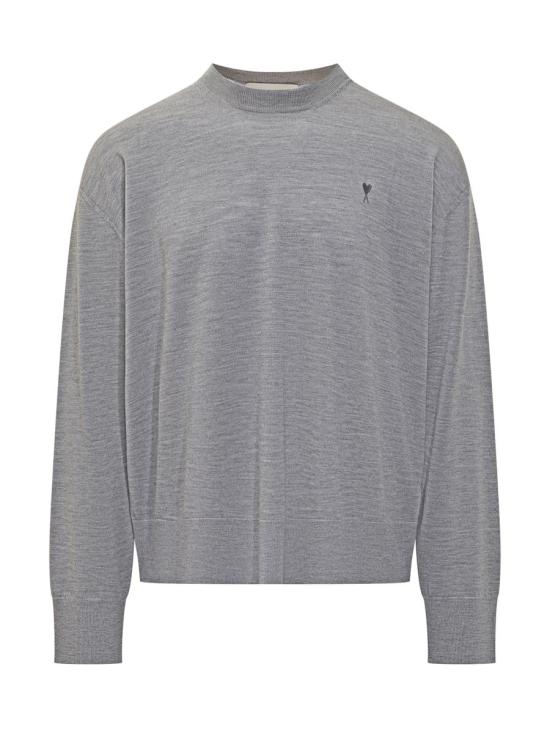 25FW 아미 스웨터 H25HKS834KN0066 050H25 GREY