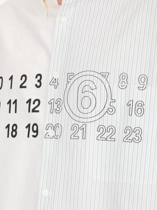 25FW MM6 메종마르지엘라 긴팔 셔츠 SH0DT0025MTN085 961 - MM6 MAISON MARGIELA