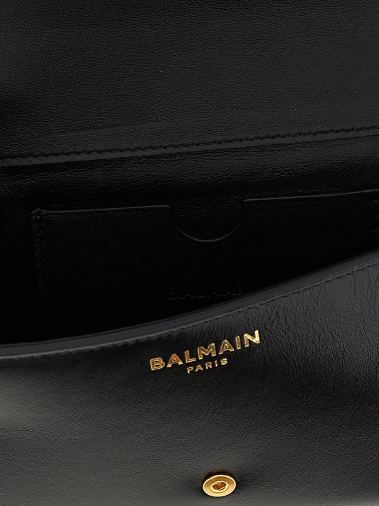 25FW 발망 명함지갑 FN1ON259LTFL0PA Black - BALMAIN