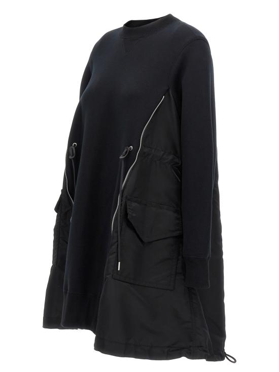 25FW 사카이 숏 원피스 SCW229002 Black - SACAI