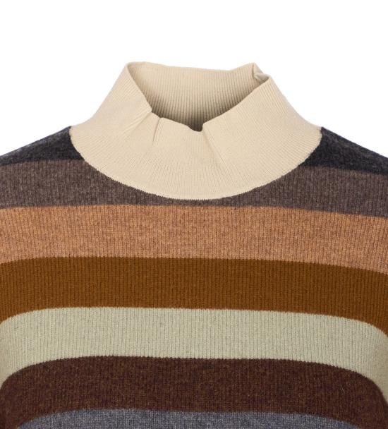 25FW 토리버치 메리노 울 터틀넥 174718 499 MultiColour - TORY BURCH