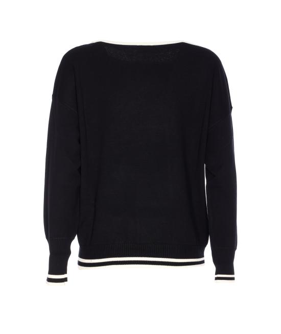 25FW 리우조 긴팔 티셔츠 TF5206MS63L 03N66 Black - LIU JO