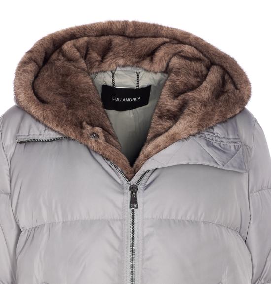 25FW 루 안드레아 패딩 YZ2040502LGRE SILVER GREY Grey - LOU ANDREA