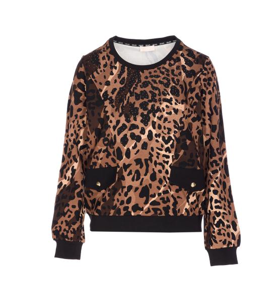 25FW 리우조 긴팔 티셔츠 TF5124JS182 M9701 Brown