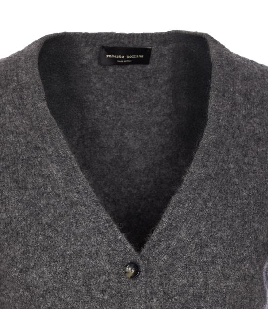 25FW 로베르토 콜리나 가디건 F01010 F0121 Grey - ROBERTO COLLINA