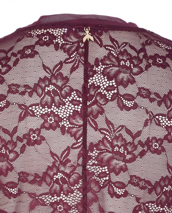 25FW 파트리지아페페 긴팔 티셔츠 8M1738 J301M536 Bordeaux - PATRIZIA PEPE