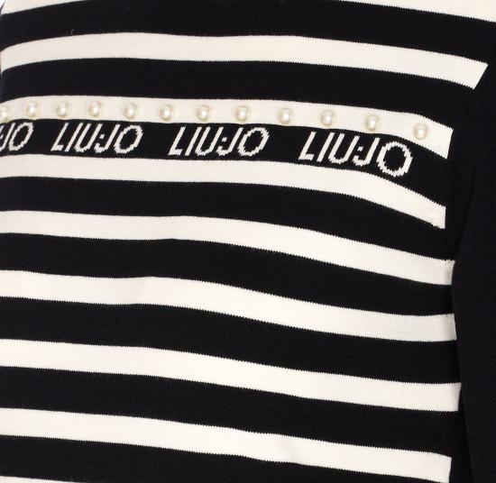 25FW 리우조 터틀넥 TF5219MS63L 03N66 Black - LIU JO