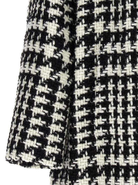 24FW 돌체앤가바나 코트 F0E2FTFMMGXS8030 White Black - DOLCE & GABBANA