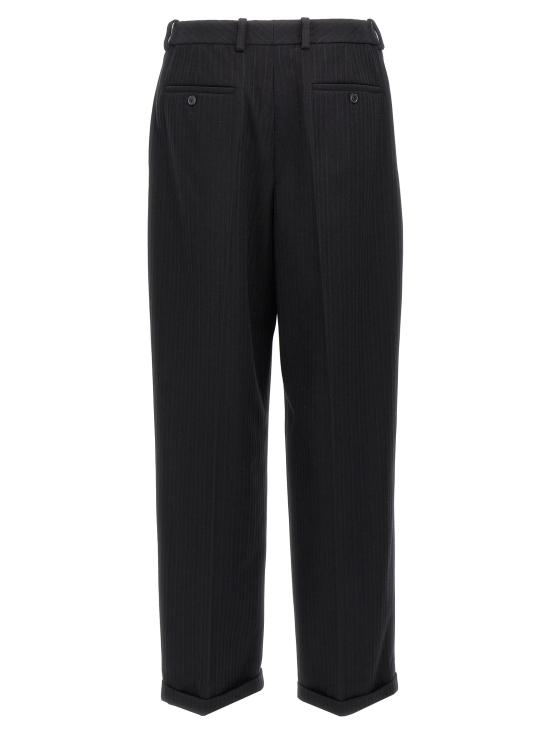  생로랑 스트레이트 팬츠 796137Y1J321000 Black - SAINT LAURENT