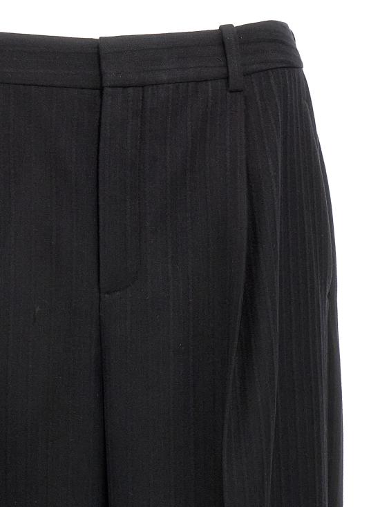  생로랑 스트레이트 팬츠 796137Y1J321000 Black - SAINT LAURENT
