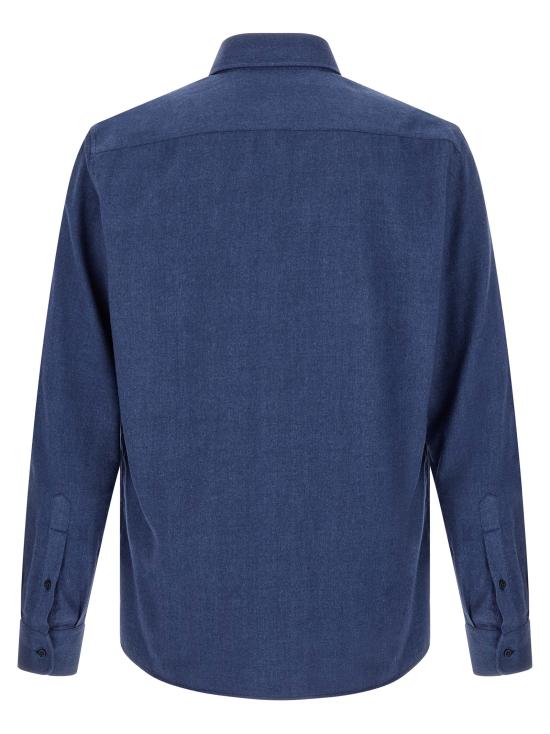 26FW 브루넬로 쿠치넬리 긴팔 셔츠 MY6370627C018 Blue - BRUNELLO CUCINELLI