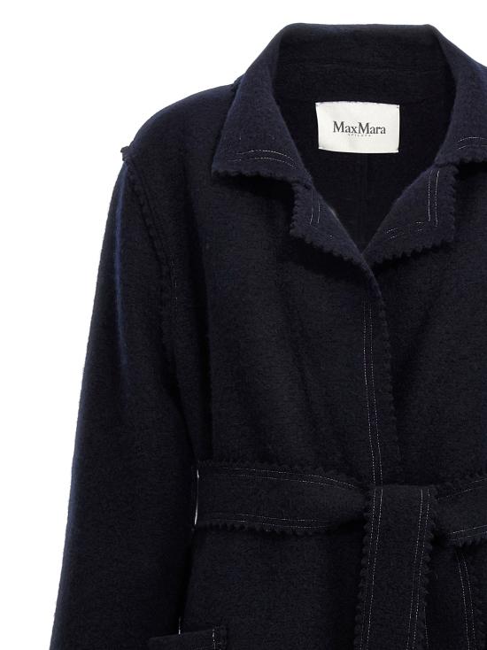 24FW 막스마라 코트 JENE001 Blue - MAX MARA