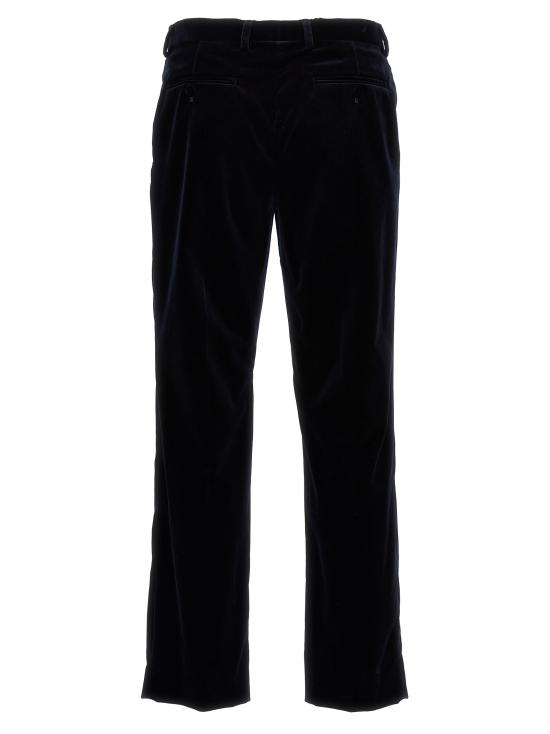  구찌 벨벳 트레이닝/조거 팬츠 730664ZJV754240 Blue - GUCCI