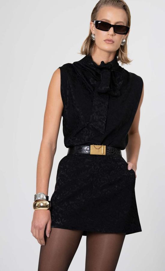  논살란트 레이블 숏 스커트 논샬란트 라벨 아스트라 스커트 블랙