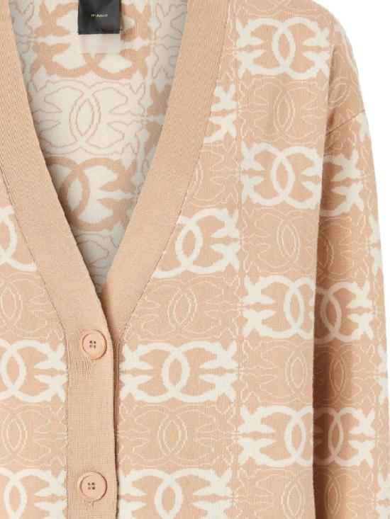 25FW 핑코 가디건 106042A2YDC4Z Beige - PINKO
