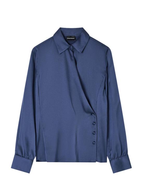 25FW 엠포리오 아르마니 셔츠 EW001950AF15978UB092 CHINA BLUE