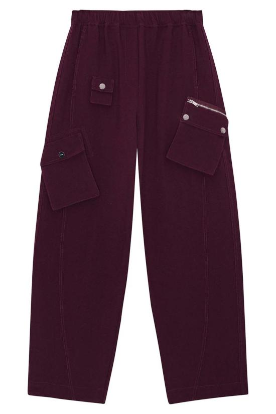  가니 스트레이트 팬츠 라다 앵클 스커트 - GANNI