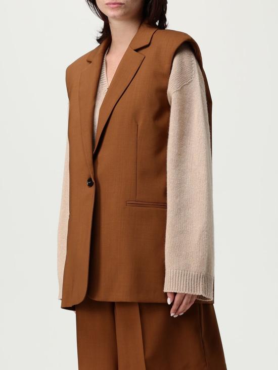 25FW 리비아나 콘티 베스트 F5WN90 T94 Brown - LIVIANA CONTI