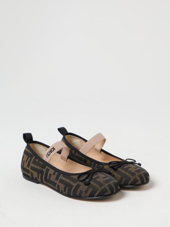 26SS [키즈] 펜디 슈즈 JFR376AQ75 F1NJB Tobacco - FENDI