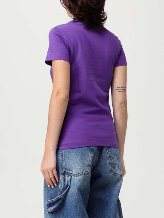 25FW 핑코 반팔 티셔츠 100355A2RD W79 Violet - PINKO