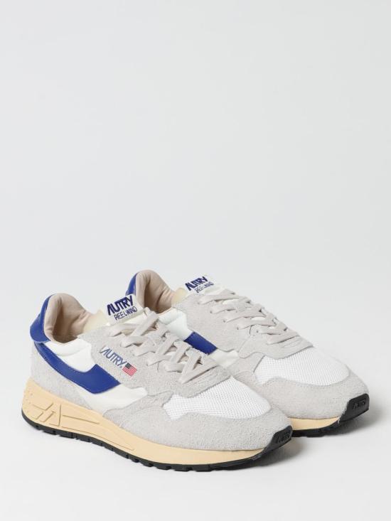 26SS 오트리 릴윈드 로우 나일론 스웨이드 스니커즈 WWLMUT01 White - AUTRY