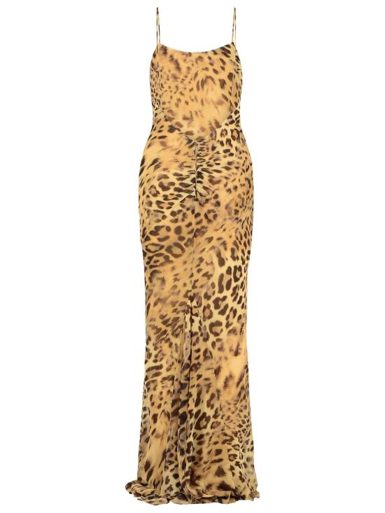 25FW 안다마네 롱 원피스 T180131A TNP255ANIMALIER Beige - ANDAMANE