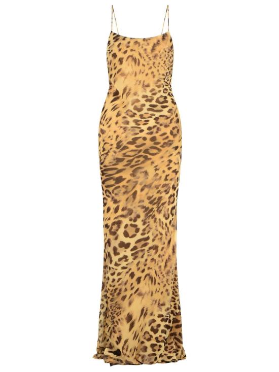 25FW 안다마네 롱 원피스 T180131A TNP255ANIMALIER Beige